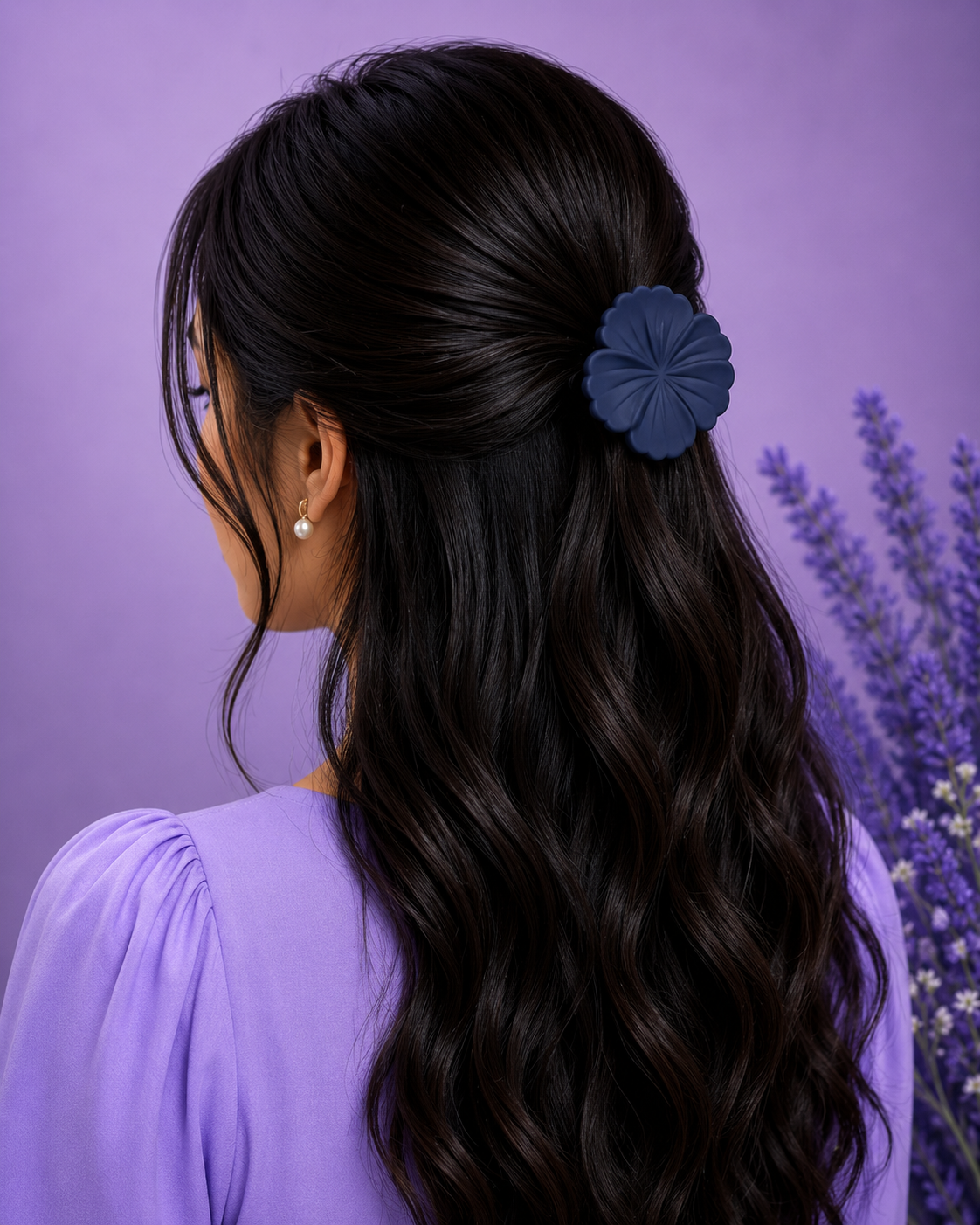 Elegant Bloom Claw Clips
